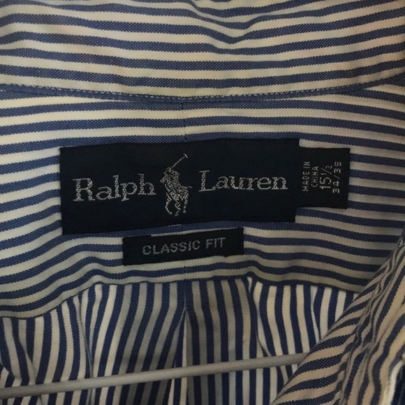 POLO RALPH LAUREN Classic Fit Striped Shirt - Picture 5 of 5